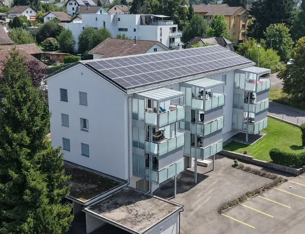 Solar panel on condo building in Menziken, AG - Image 4