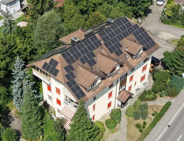 Solar panel on condo building in Muhen, Aargau - Image 2
