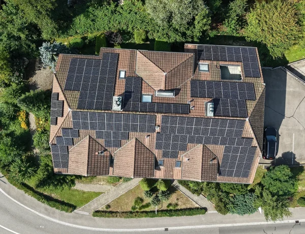Solar panel on condo building in Muhen, Aargau - Image 4