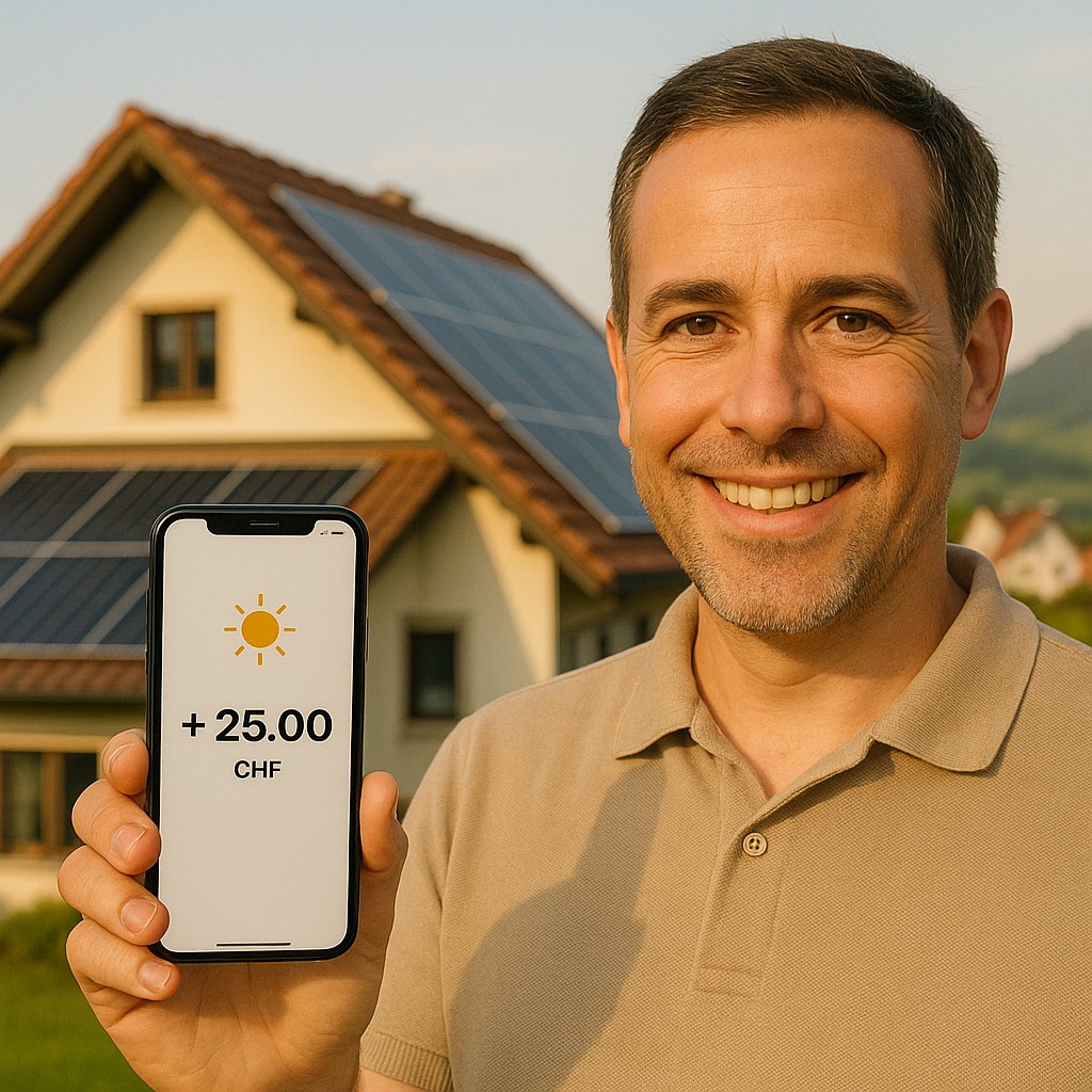 Earn money with surplus solar energy in Schwyz